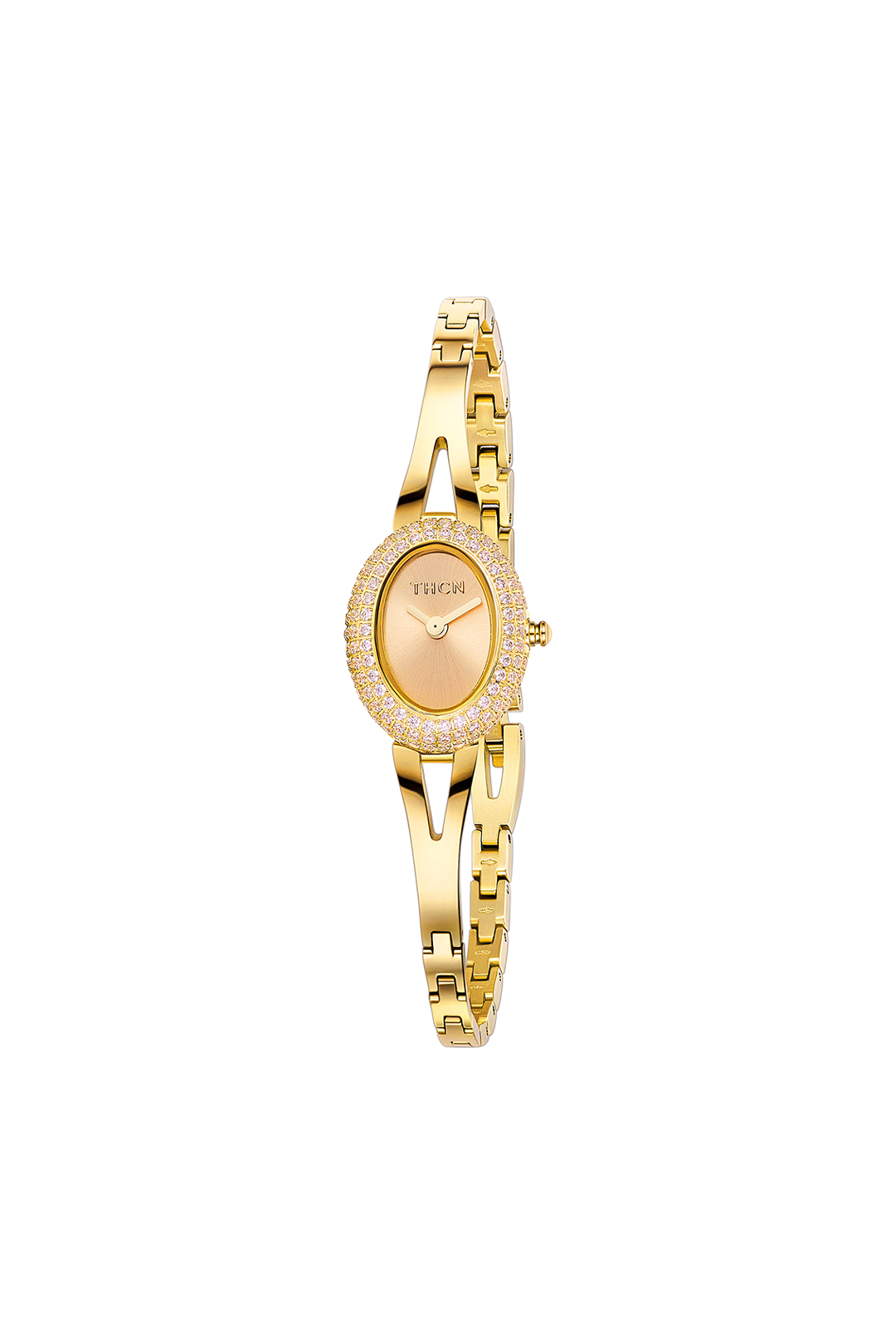 THCN N· I Mini Gold Sunray Dial Jewelry Watch
