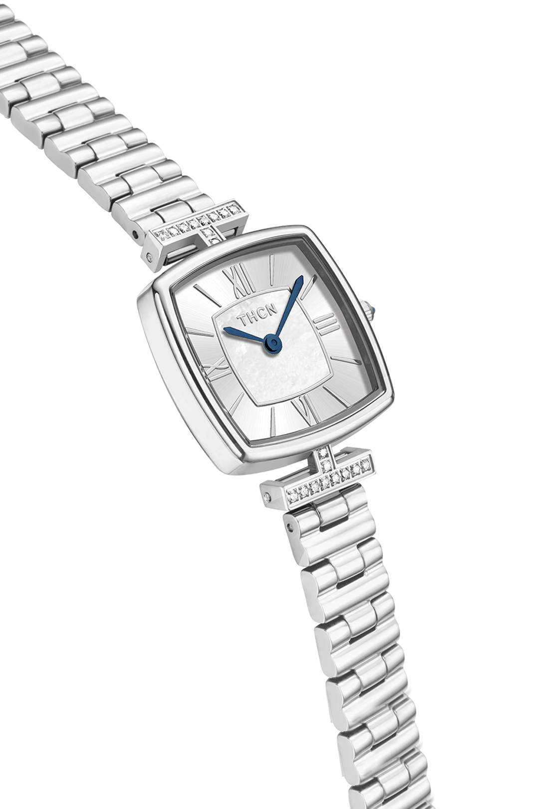 THCN T· II White Mother-of-Pearl Dial Silver Bracelet Watch