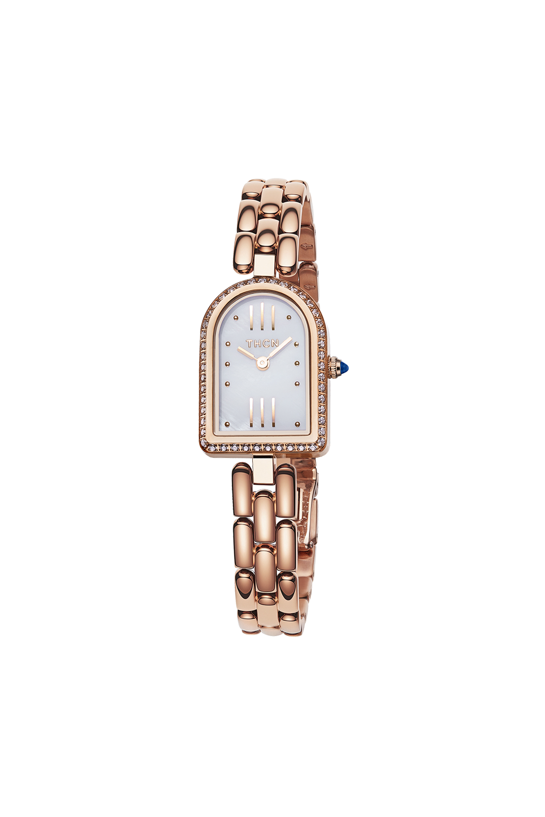 THCN N· II White Mother-of-Pearl Rose Gold Bracelet Watch
