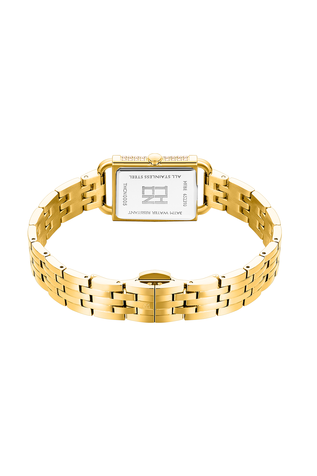 THCN H· I Eggshell Green Dial Gold Bracelet Watch