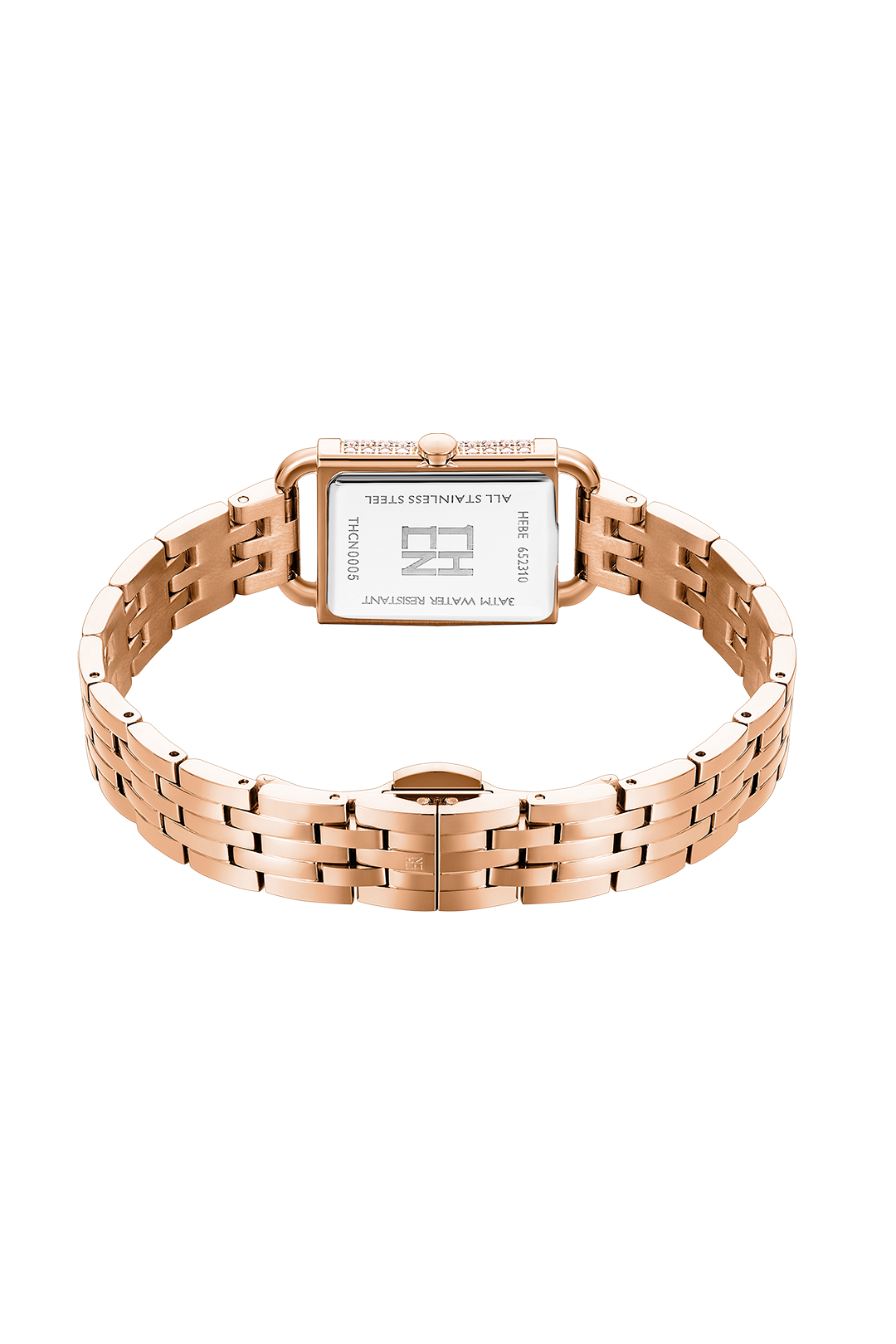 THCN H· I Eggshell White Dial Rose Gold Bracelet Watch