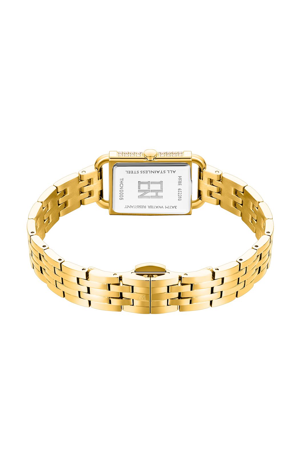 THCN H· I Eggshell White Dial Gold Bracelet Watch