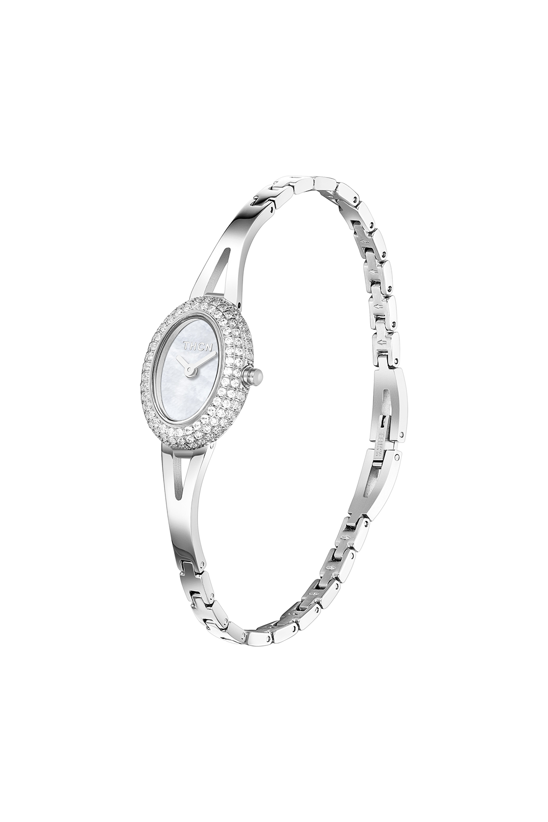 THCN N· I Mini Monther-of-Pearl Dial Silver Jewelry Watch