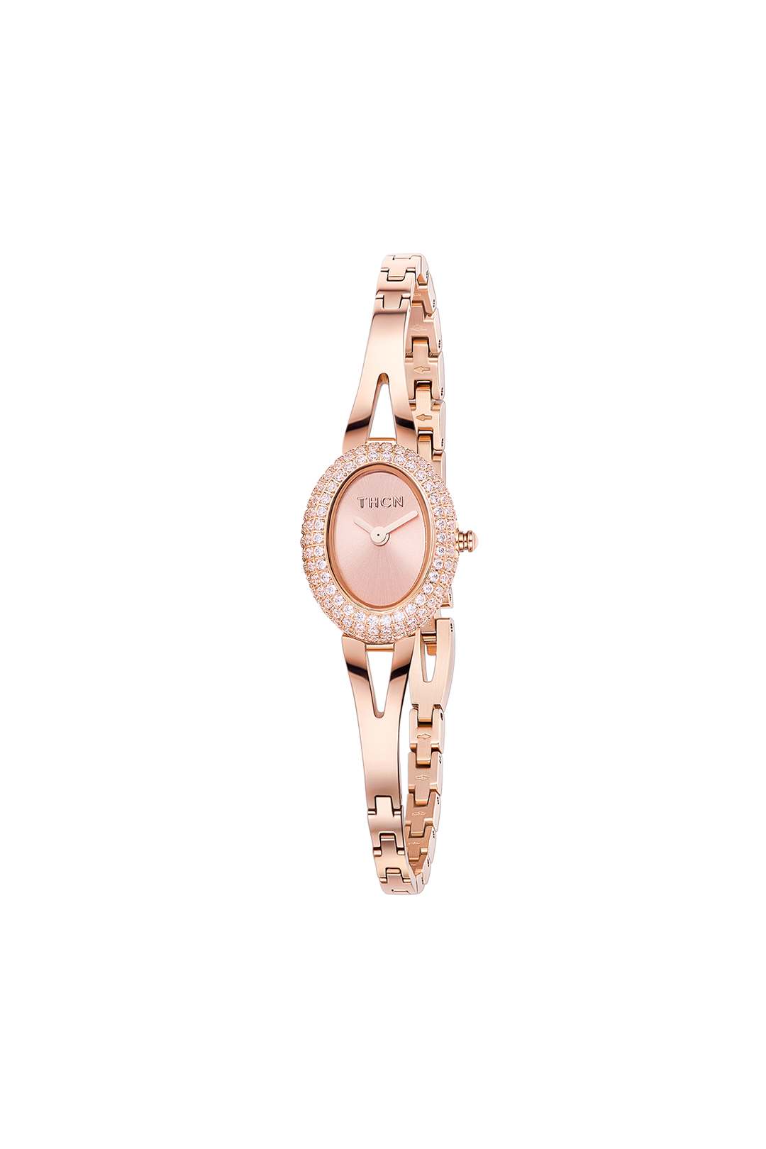 THCN N· I Mini Rose Gold Sunray Dial Jewelry Watch