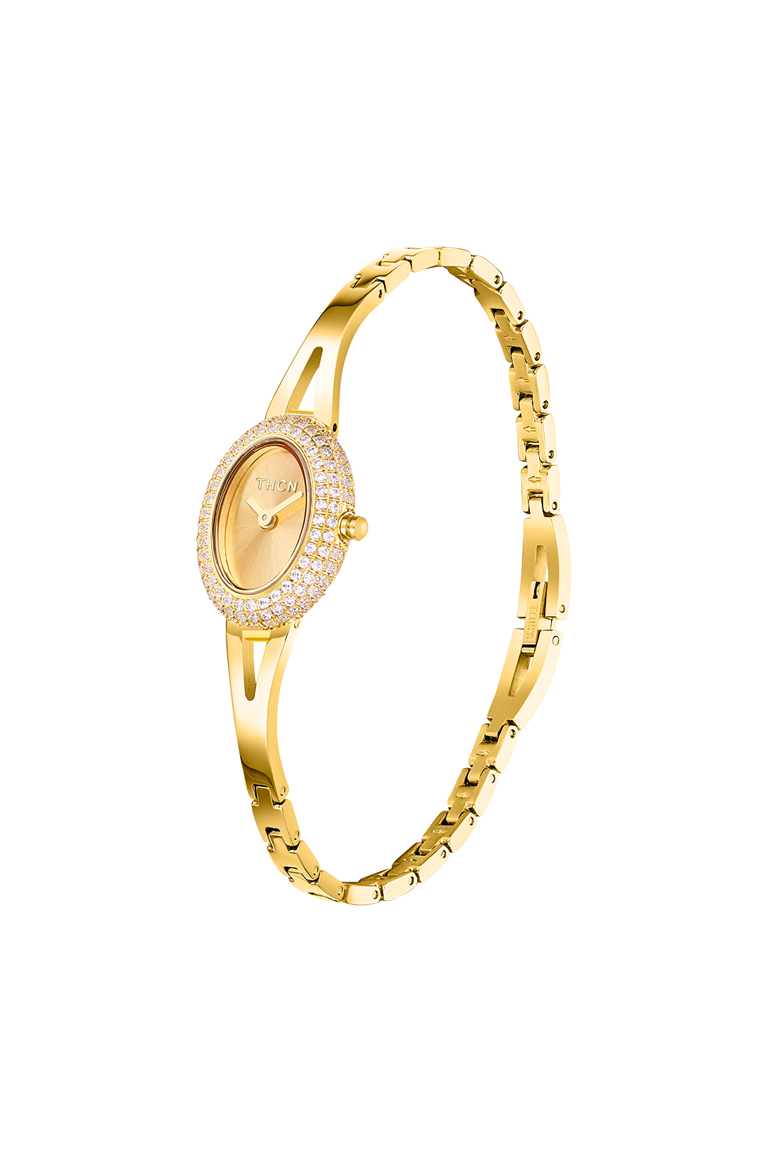 THCN N· I Mini Gold Sunray Dial Jewelry Watch