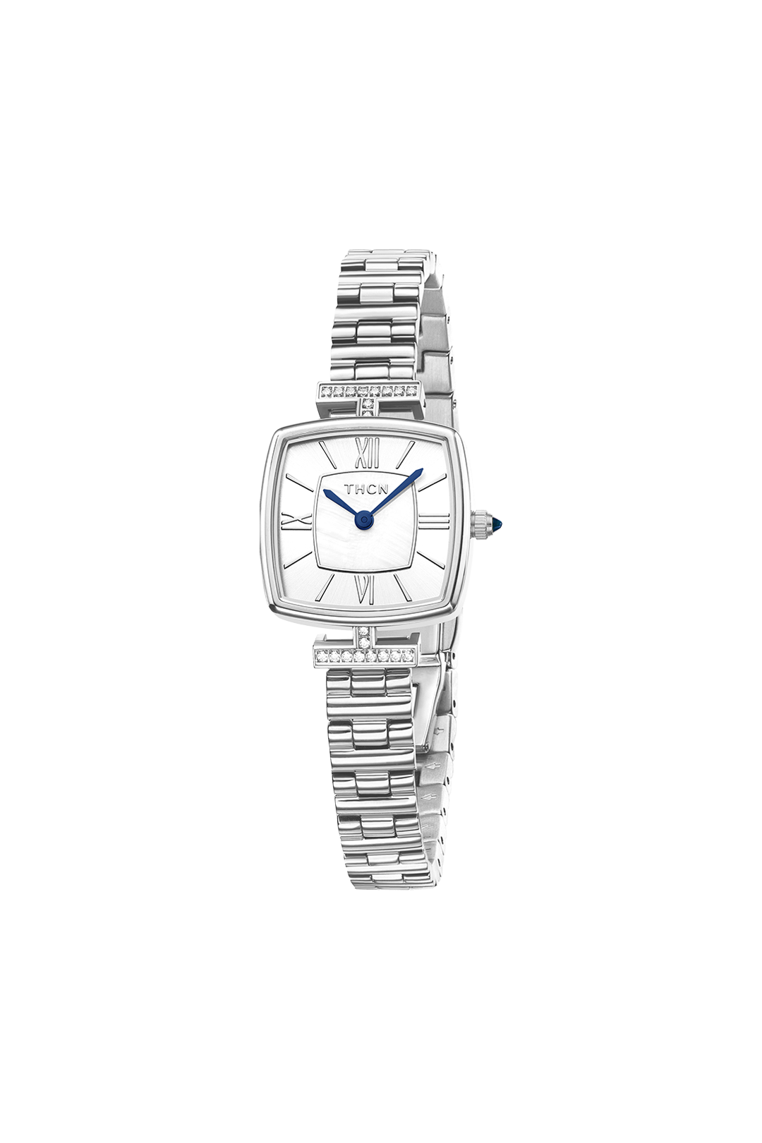 THCN T· II White Mother-of-Pearl Dial Silver Bracelet Watch