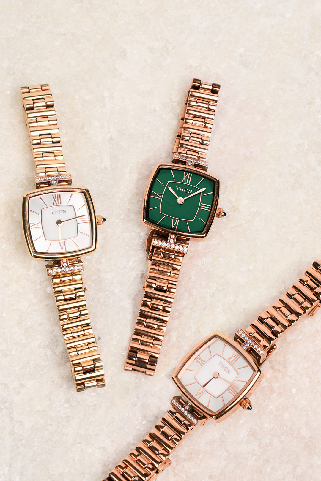 THCN T· II White Mother-of-Pearl Dial Bracelet Watch