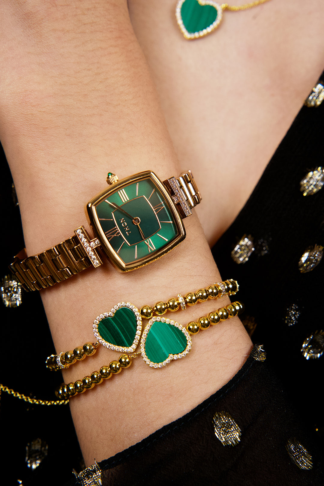 THCN T· II Green Mother-of-Pearl Dial Bracelet Watch